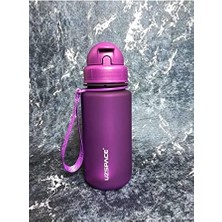 Uzspace 3024 Mor Tritan 400 ml Su Matarası Suluk