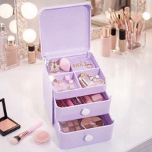 Ark Code 3000 Sweet Storage Mor – Çekmeceli Masaüstü Kırtasiye, Makyaj ve Ev Organizer