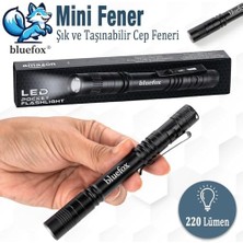 LED El Feneri, Dayanıklı Alüminyum Gövde, 220 Lümen, Klipsli, Su Geçirmez, Araç, Kamp, Balıkçılık Yürüyüş Acil Durum Için Taşınabilir, Kalem Fener