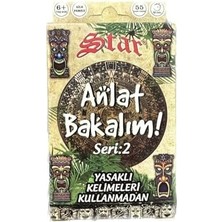 Star Anlat Bakalım Kartları Kelime Oyunu Seri:1 ve 2-2'li Seti