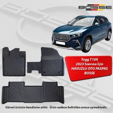 TOGG T10X Paspas Araca Özel 2023 Sonrası BOSSE Paspas 3D Havuzlu