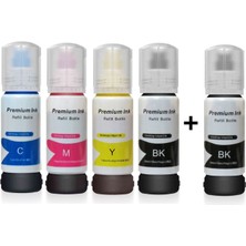 YB Epson Muadil Mürekkep 103 5 Adet 4 Renk - L1110, L3150, L3160