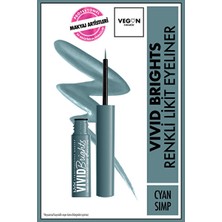 Luua Nyx Professional Makeup Vivid Brights Likit Eyeliner - Cyan Simp