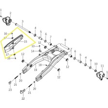 Kove 800X Arka Tekerlek Zincir Sürtünme Lastiği