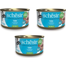 Schesir Ton Balıklı Tam ve Dengeli Jöleli Kedi Konservesi 85 Gr. x 3 Adet