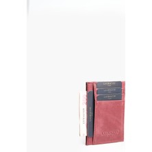 La'Graccio Paris Lagraccio Paris Redon Hakiki Deri Çok Bölmeli Kartlık