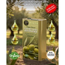 Olives Tirilye Olgun Hasat Soğuk Sıkım Premium Zeytinyağı 5 Lt Teneke (0.5 Asit)