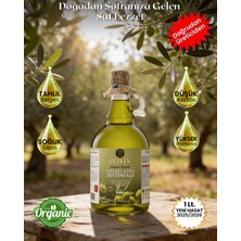 Olives Naturel Soğuk Sıkım Olgun Hasat Premium Zeytinyağı 1 Lt. Cam Şişe