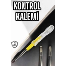 Novytech Test Cihazı Kontrol Kalemi Çift Başlıklı Şeffaf Elektrik Testi - Lisinya