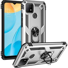 Efura Oppo A15S Kılıf Efr Vega Kapak-Gri
