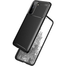 Efura Galaxy S21 Kılıf Efr Negro Silikon Kapak-Lacivert
