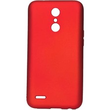 Efura Lg K8 Kılıf Efr Premier Silikon Kapak-Kırmızı