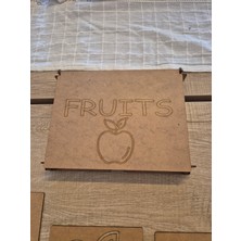 Boyama Şablon Seti Meyveler