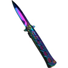 Vex Outdoor Renkli Yunus Model Kaliteli Çakı Kemer Klipsli Özel Kılıflı