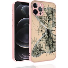 Efura iPhone 12 Pro Kılıf Desenli Kamera Korumalı Parlak Efr Nora Kapak-No4