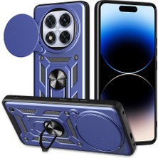 Ceponya Redmi Note 14 Pro Plus Kılıf Magnetik Standlı Kamera Korumalı Sürgülü Vega Kapak