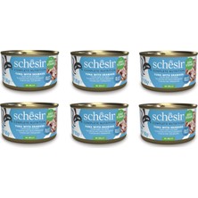 Schesir Ton ve Levrek Tam ve Dengeli Jöleli Kedi Konservesi 85 Gr. x 6 Adet