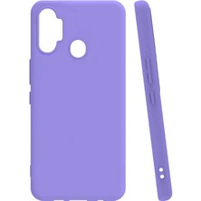 Efura Tecno Spark 7 Pro Kılıf Efr Biye Silikon-Lila