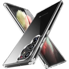 Efura Galaxy S22 Ultra Kılıf Efr Forst Kapak-Renksiz