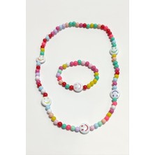 Die Grup Emoji Boncuk Çocuk Set Kolye DIE-GRPBJT34