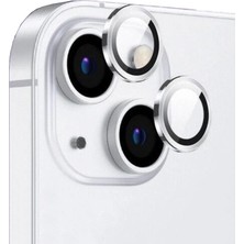 Efura iPhone 14 Uyumlu Efr Cl-12 Premium Safir Parmak Izi Bırakmayan Anti-Reflective Kamera Lens Kor