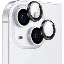 Efura iPhone 14 Plus Uyumlu Efr Cl-12 Premium Safir Parmak Izi Bırakmayan Anti-Reflective Kamera Len