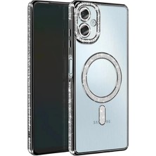 Dorenta  Samsung Galaxy A07 4g Joke Simli Magneticsafe Kılıf - Siyah