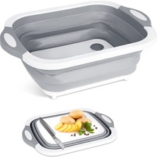 Die Grup Katlanabilir Süzgeçli Kesme Tahtası ve Badya (4887) DIEGRP-RSGO34