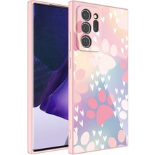 Efura Galaxy Note 20 Ultra Kılıf Kamera Korumalı Desenli Sert Silikon Efr Epoksi Kapak-No4