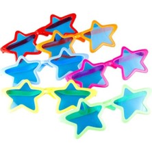 Die Grup Büyük Yıldız Parti Gözlüğü Karışık Renk 12 Adet DIEGRP-RSETT34