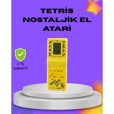 Narnuga Klasik Tetris Oyunu El Konsolu – Taşınabilir Pil Ile Çalışan Retro El Aterisi