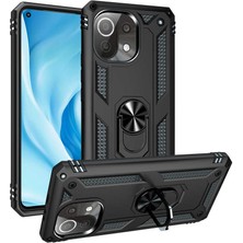 Efura Xiaomi Mi 11 Lite Kılıf Efr Vega Kapak-Siyah