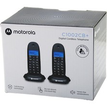 Die Grup 2pcs Siyah Dijital Kablosuz - Telsiz Telefon Arayan No Görme 50 Hafıza C-1002CB (4887) Dıegrp-R