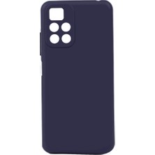 Efura Xiaomi Redmi 10 2022 Kılıf Efr Biye Silikon-Lacivert
