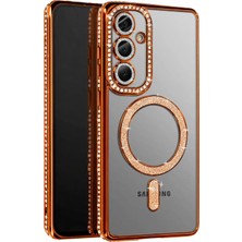 Dorenta  Samsung Galaxy S26 Plus Joke Simli Magneticsafe Kılıf - Turuncu