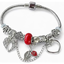 Zarif Figürlü Kadın Çelik Bileklik – Sevdiklerinize Özel