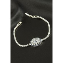 Die Grup Yuvarlak Zirkon Taşlı Çocuk Bileklik 16 cm DIE-GRPBJT34