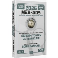 CBA Akademi 2026 Meb-Ags Eğitim Bilimleri Öğretim Yöntem ve Teknikleri Soru Bankası Çözümlü