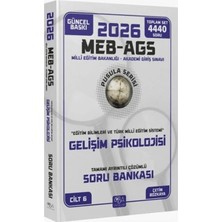 CBA Akademi 2026 Meb-Ags Eğitim Bilimleri Gelişim Psikolojisi Soru Bankası Çözümlü