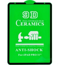 Efura iPad Pro 12.9 2022 M2 Uyumlu Efr Tablet Seramik Ekran Koruyucu-Siyah