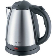 Die Grup Awox Armada Çelik Kettle 1.8lt Menteşe Kilit Inox Kapak 360° Dönebilen Gövde Otomatik Kap