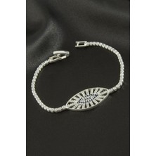 Die Grup Oval Zirkon Taşlı Çocuk Bileklik 16 cm DIE-GRPBJT34