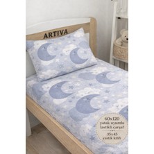Artiva Home Collection Pamuklu 60X120 Lastikli Çarşaf ve Yastık Kılıfı Seti – Bebek & Çocuk Yatak Çarşafı - Yumuşak Dokulu
