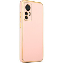 Efura Xiaomi Mi 12T Kılıf Efr Bark Kapak-Rose Gold
