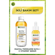 Luua Garnier C Vitamin Serum (Niasinamid + Salisilik Asit) + Çift Fazlı Micellar Makyaj Temizleme Suyu & Çanta