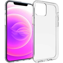 Efura iPhone 14 Uyumlu Efr Süper Silikon Kapak-Renksiz