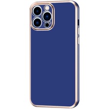 Efura iPhone 13 Pro Uyumlu Efr Bark Kapak-Lacivert