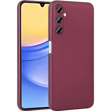 Efura Galaxy A15 Kılıf Efr Premier Silikon Kapak-Mürdüm