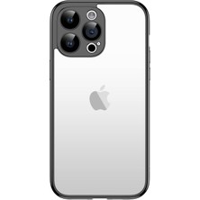 Efura iPhone 15 Pro Uyumlu Efr Kamera Korumalı Bontez Bumper-Siyah