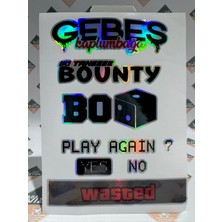 Hologram Kart Araba Arka Cam Yazıları 1 Adet Hologramlı Yeni Model